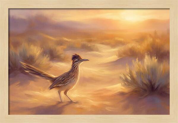 Roadrunner At Sunset