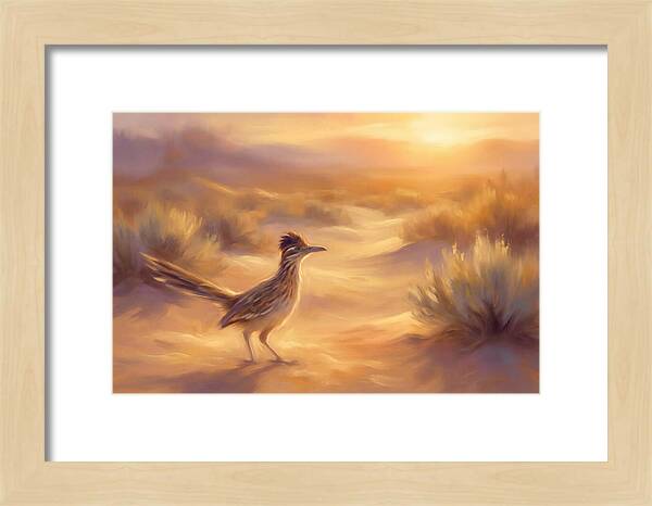 Roadrunner At Sunset