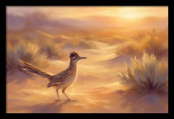 Roadrunner At Sunset