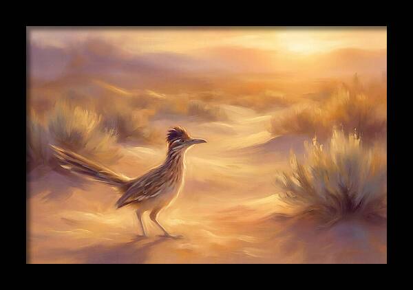 Roadrunner At Sunset