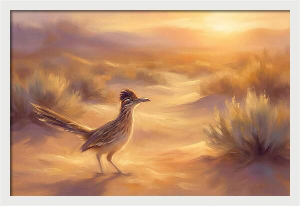Roadrunner At Sunset
