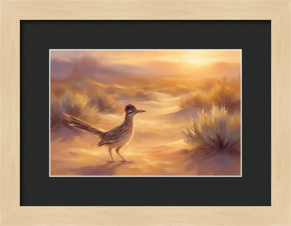 Roadrunner At Sunset
