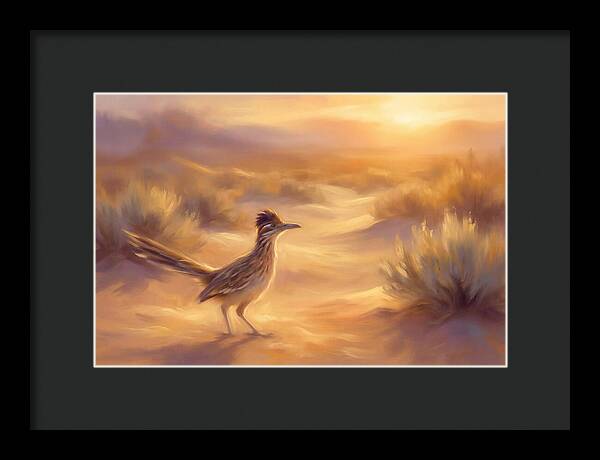 Roadrunner At Sunset