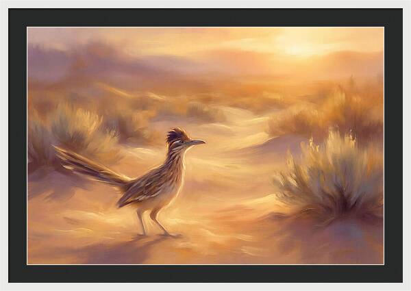 Roadrunner At Sunset