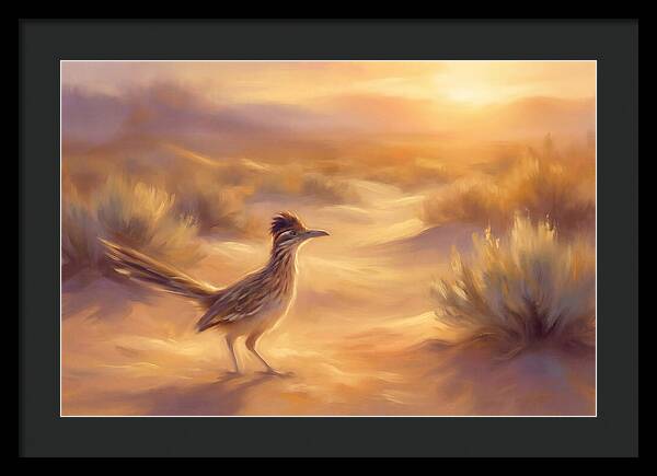 Roadrunner At Sunset