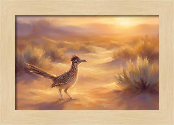 Roadrunner At Sunset