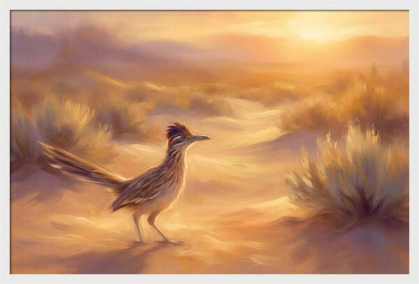 Roadrunner At Sunset
