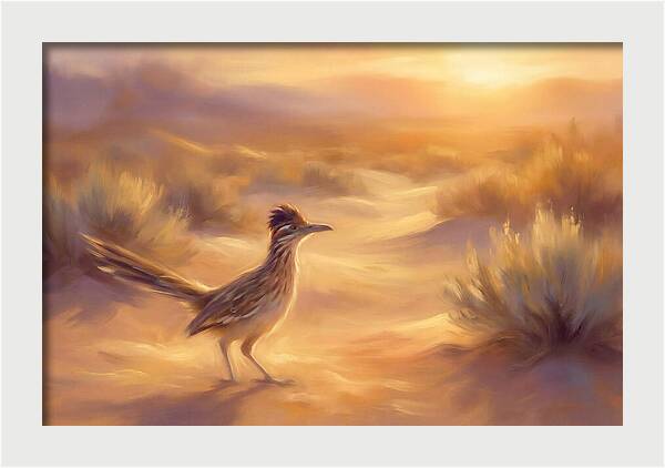 Roadrunner At Sunset