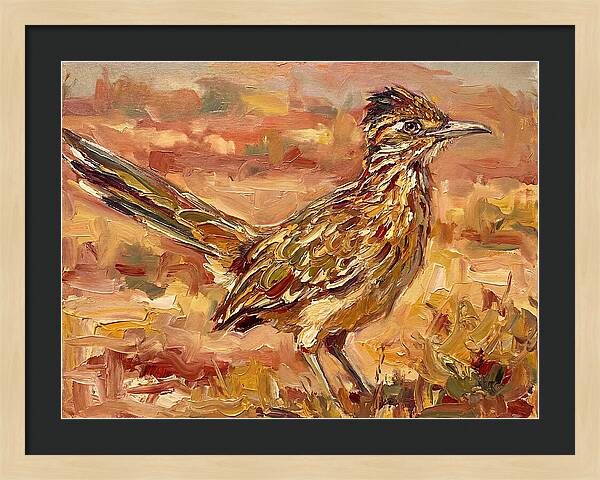 Roadrunner In The Desert Sunlight