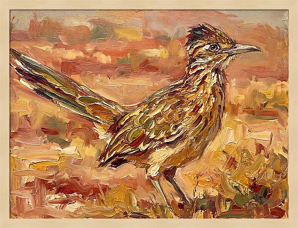 Roadrunner In The Desert Sunlight