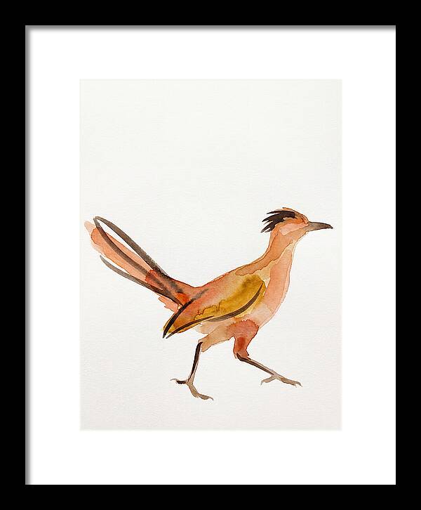 Roadrunner In Watercolor Style