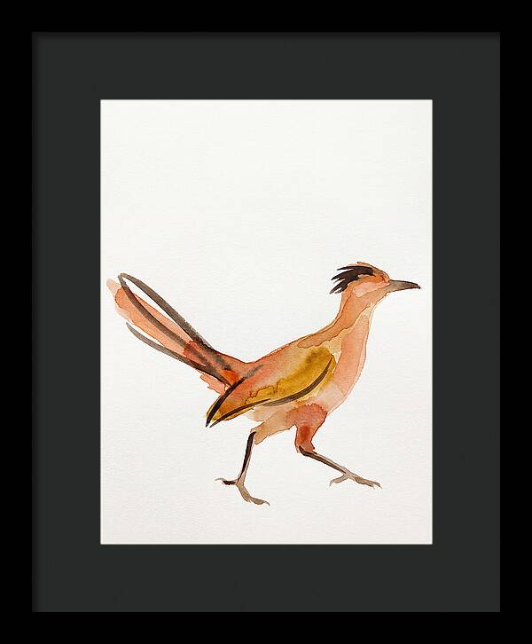 Roadrunner In Watercolor Style