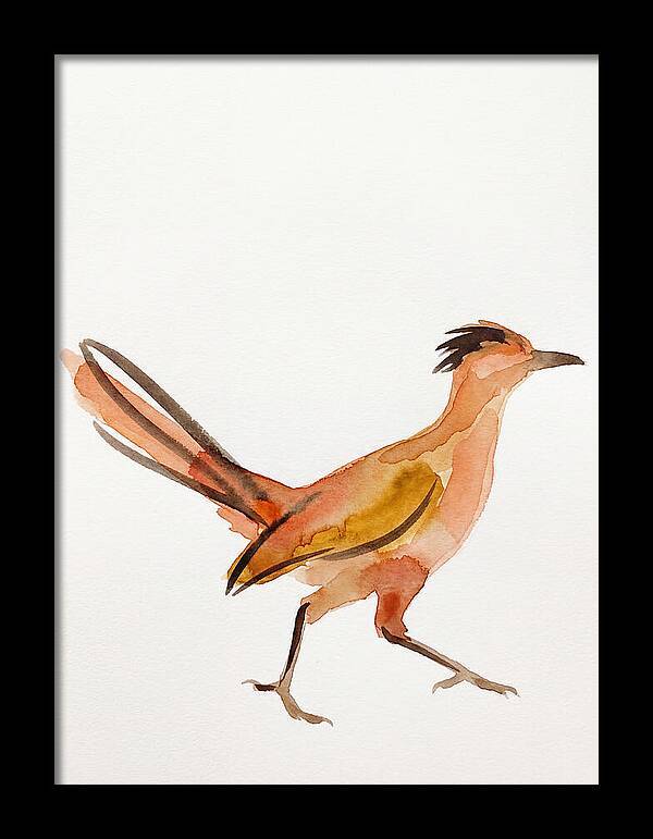 Roadrunner In Watercolor Style