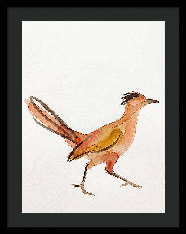 Roadrunner In Watercolor Style