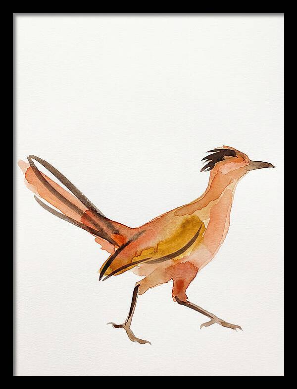Roadrunner In Watercolor Style