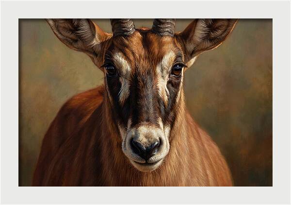 Roan Antelope Portrait