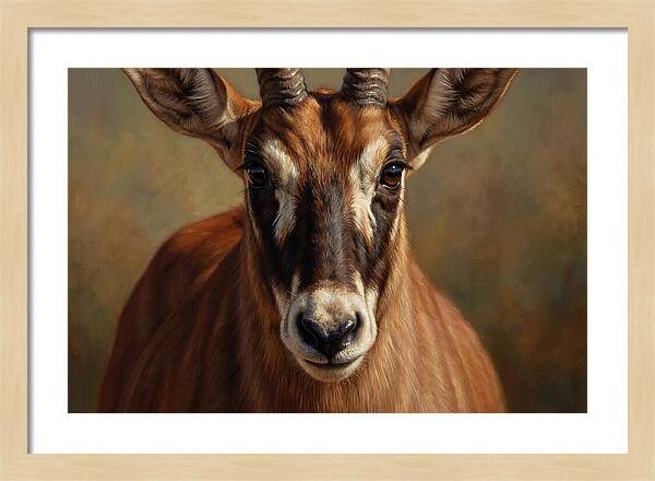 Roan Antelope Portrait