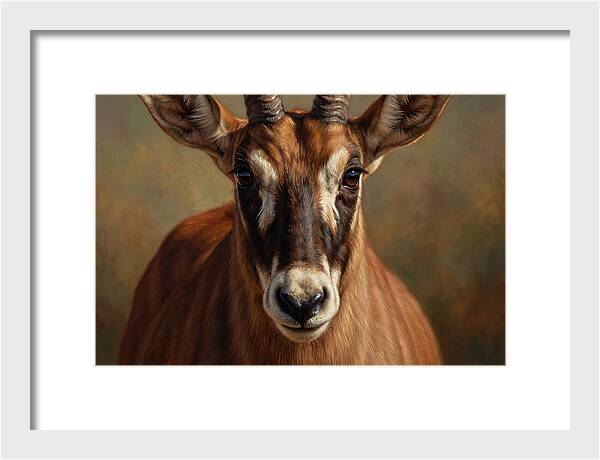 Roan Antelope Portrait