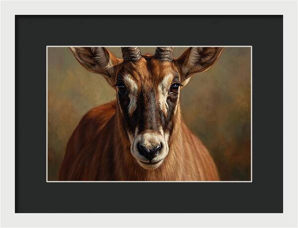 Roan Antelope Portrait