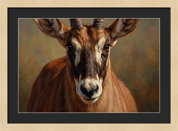 Roan Antelope Portrait
