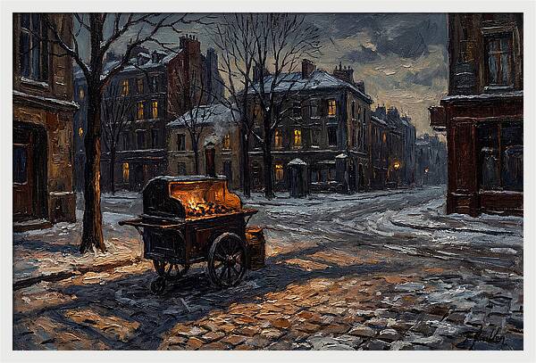 Roasting Chestnuts In Winter