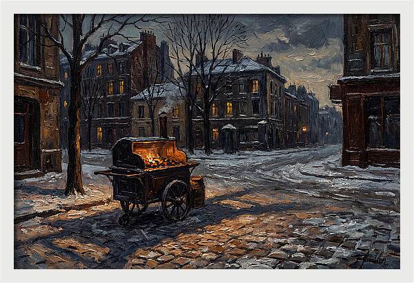 Roasting Chestnuts In Winter