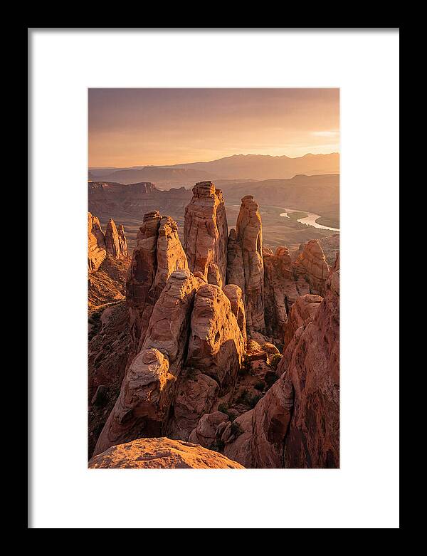 Rock City Formations At Sunset