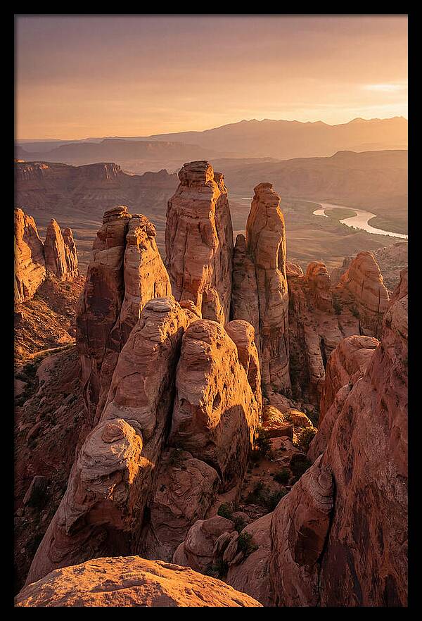 Rock City Formations At Sunset