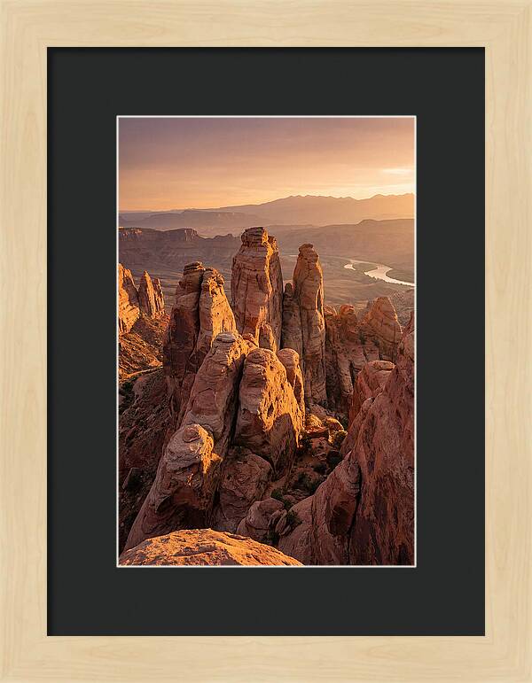 Rock City Formations At Sunset