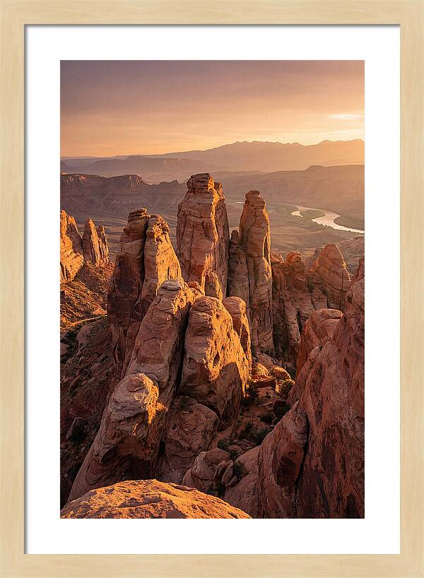 Rock City Formations At Sunset