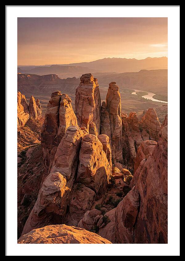 Rock City Formations At Sunset