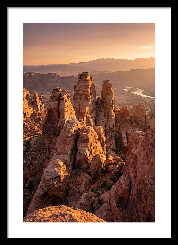 Rock City Formations At Sunset