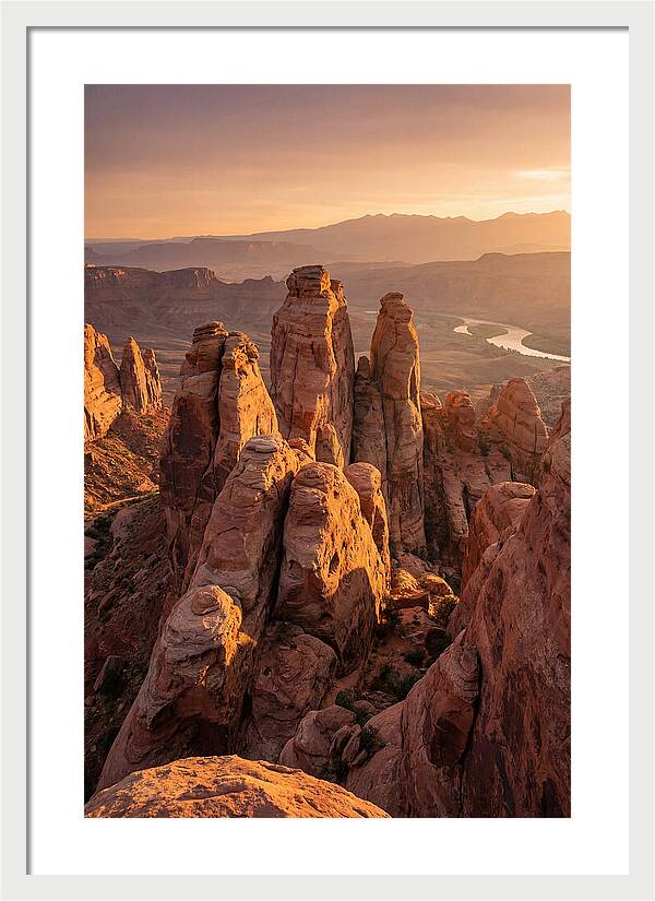 Rock City Formations At Sunset
