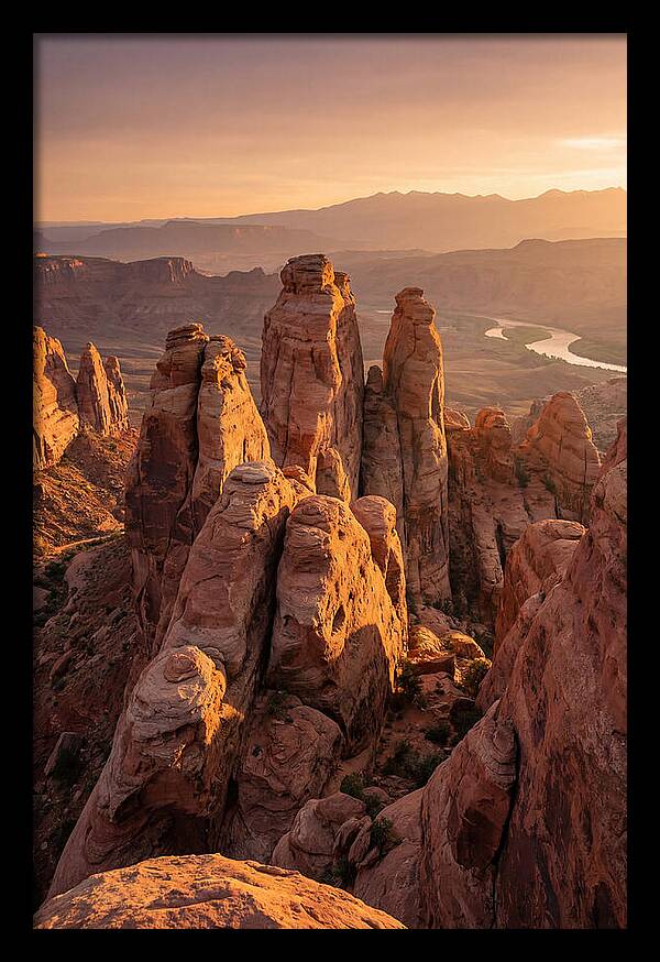Rock City Formations At Sunset