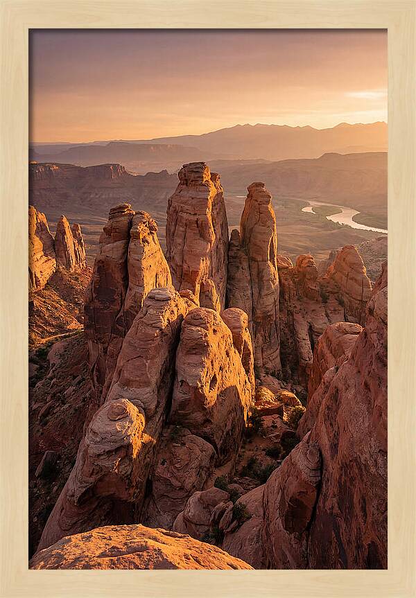 Rock City Formations At Sunset