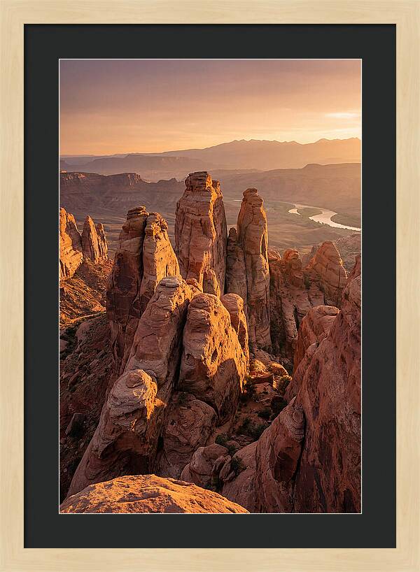Rock City Formations At Sunset