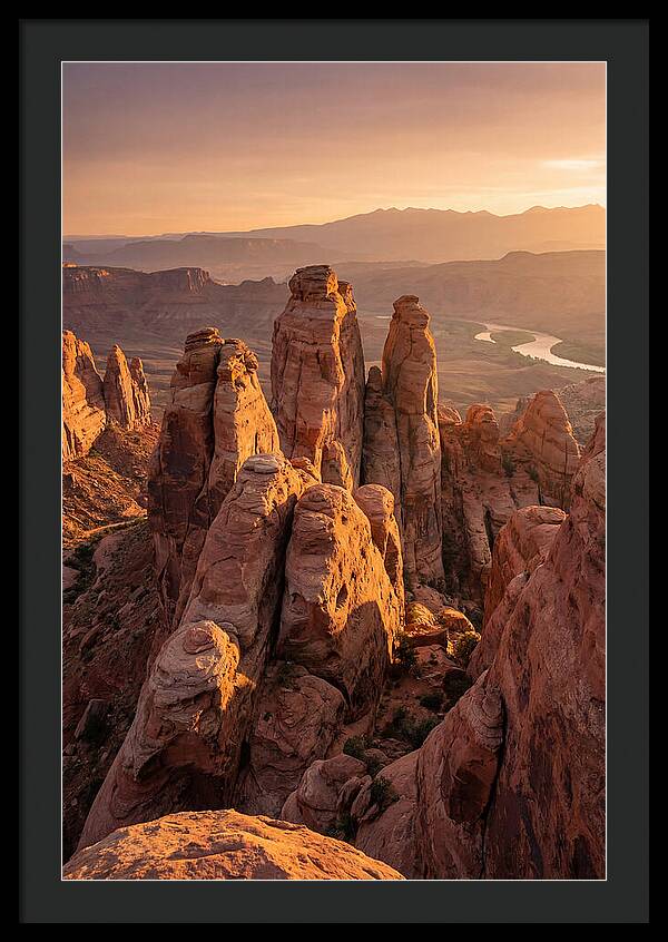 Rock City Formations At Sunset