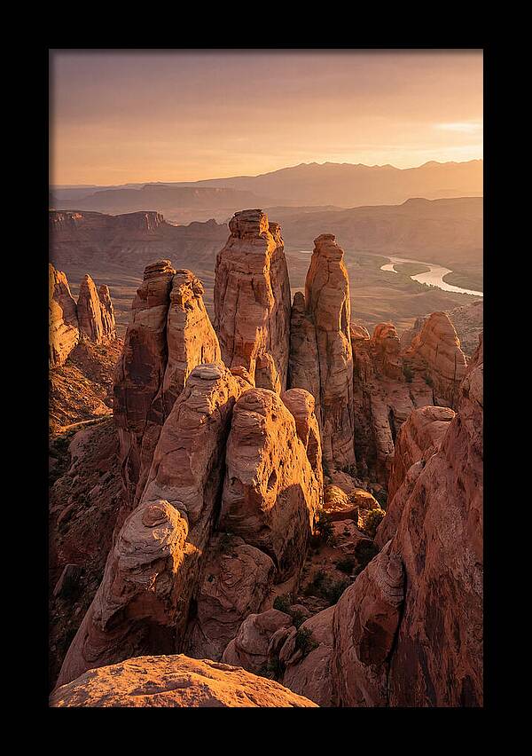 Rock City Formations At Sunset