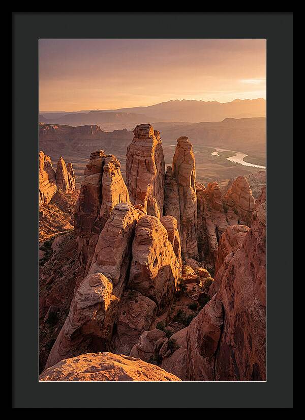 Rock City Formations At Sunset
