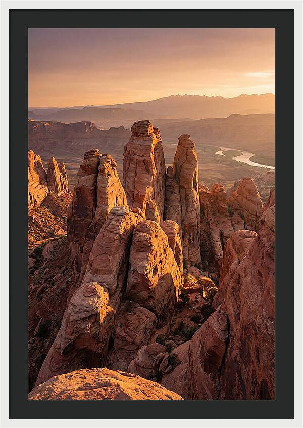Rock City Formations At Sunset