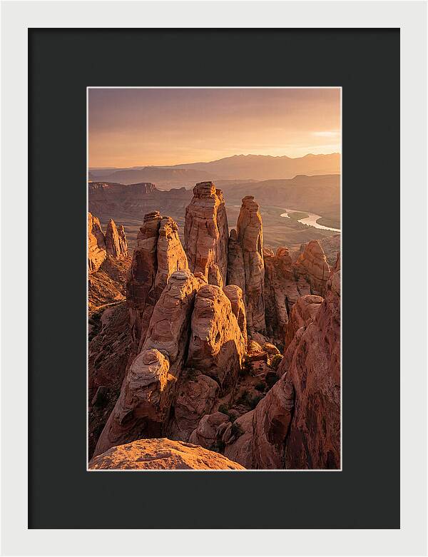 Rock City Formations At Sunset