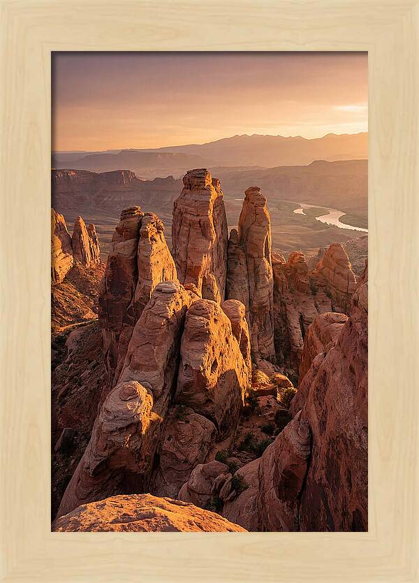 Rock City Formations At Sunset