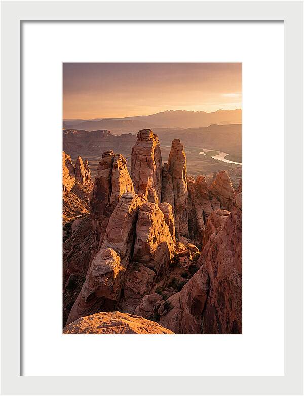 Rock City Formations At Sunset