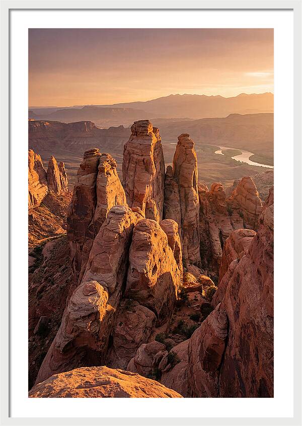 Rock City Formations At Sunset