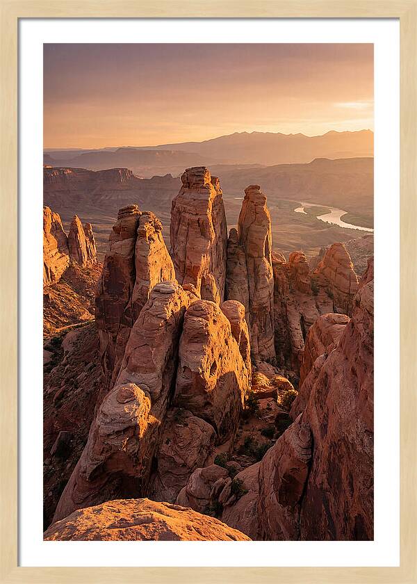 Rock City Formations At Sunset