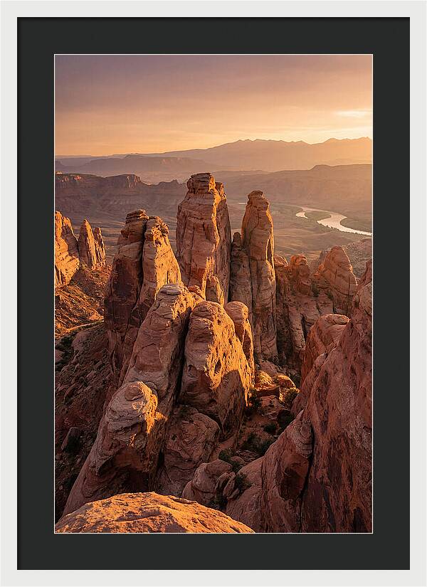 Rock City Formations At Sunset