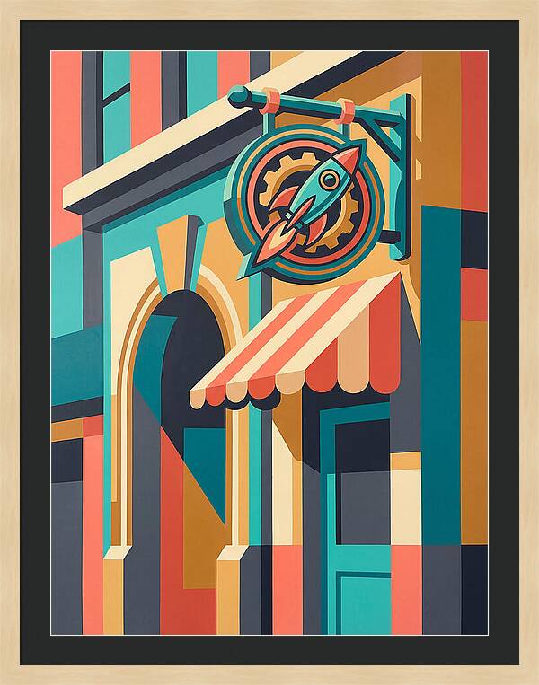 Rocket Shop Signage