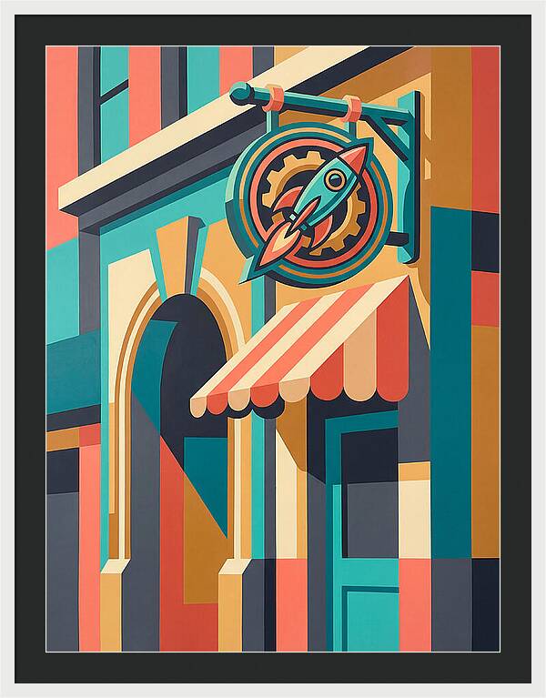 Rocket Shop Signage