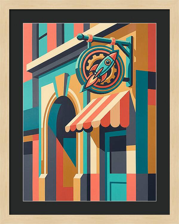 Rocket Shop Signage