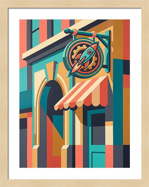 Rocket Shop Signage